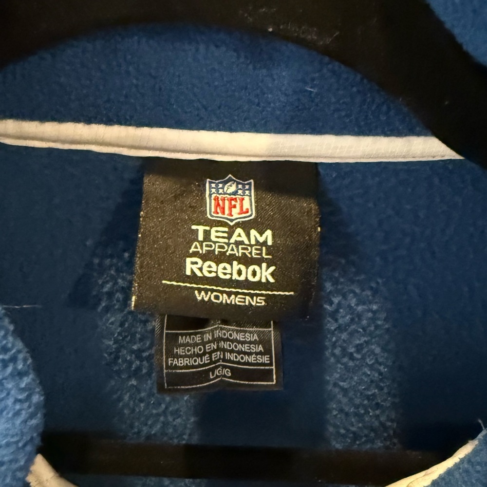 Women’s Reebok Colts Fleece jacket SZ L. Great condition - Picture 3 of 10